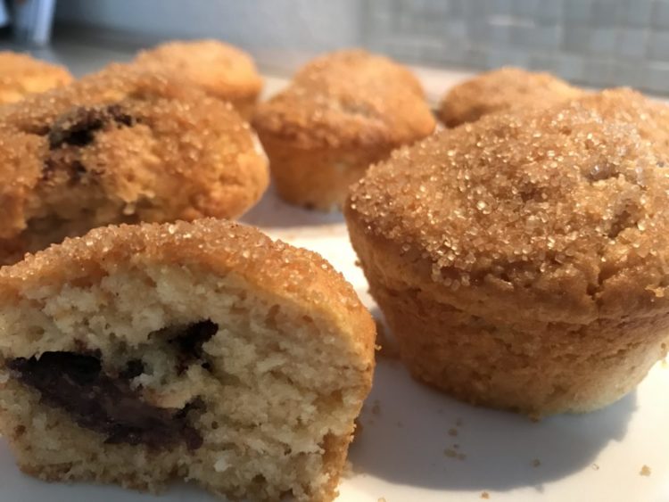 Nutella-Muffins mit knuspriger Zucker-Zimt-Kruste